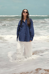 Back Tie Long Shirt